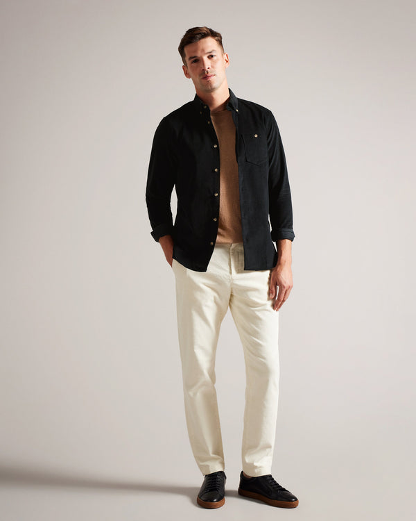 LECCO-Shirts-Level up your shirt drawer with this staple shirt. Crafted for comfort and style, LECCO features long sleeves, a classic collar, and a convenient chest pocket. Button up shirt Long sleeves Classic collar Chest pocket Button fastening Regular fit- Ted Baker Romania